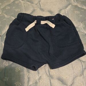 Garanimals Dark Blue Kids Shorts with Cream Drawstring Size 18M Boys